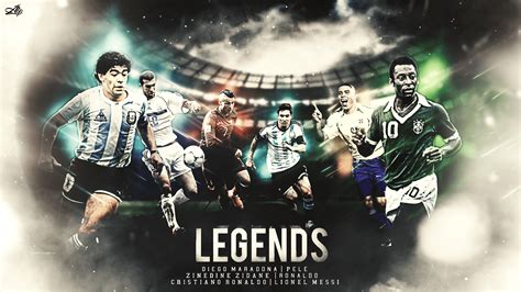 football legends wallpaper 4k